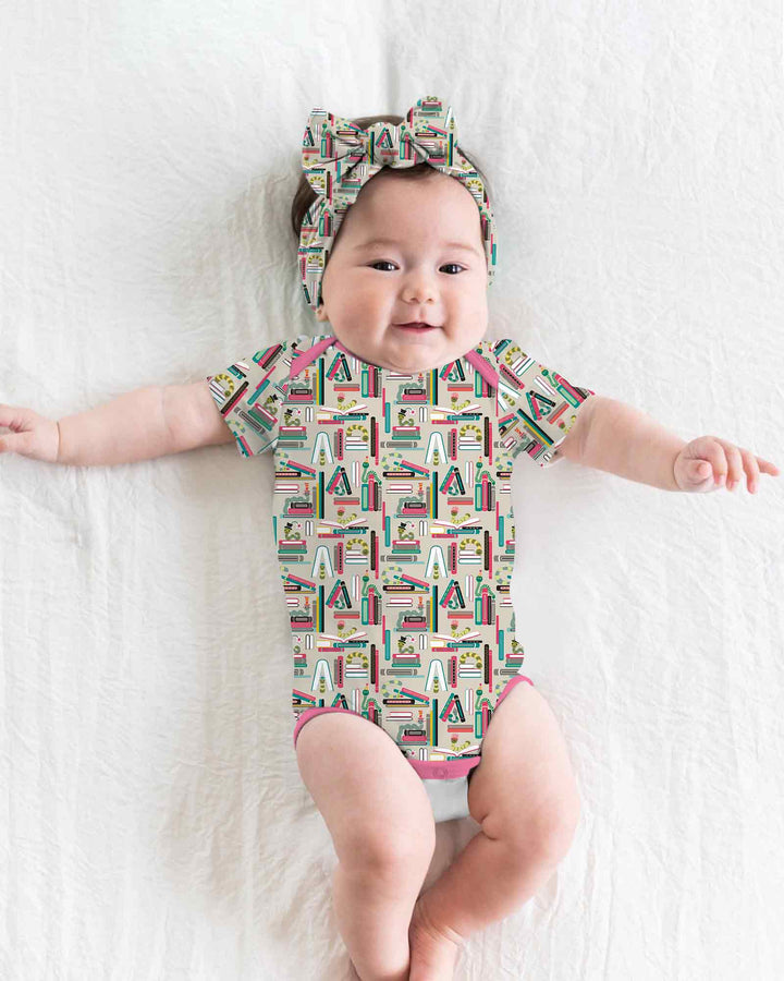 Gerippte Babykleidung mit individuellem Foto - Weich &amp; Skizzenhaft
