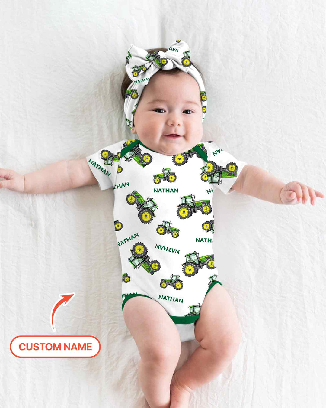 Gerippte Babykleidung mit individuellem Foto - Weich &amp; Skizzenhaft
