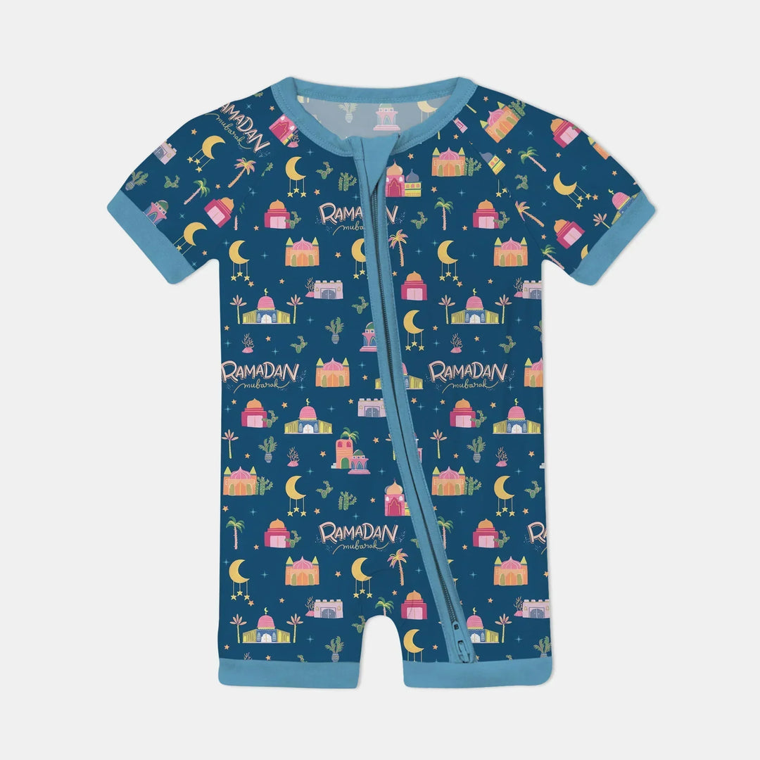 Ramadan Kareem Family Matching Bamboo Shorty Zippy