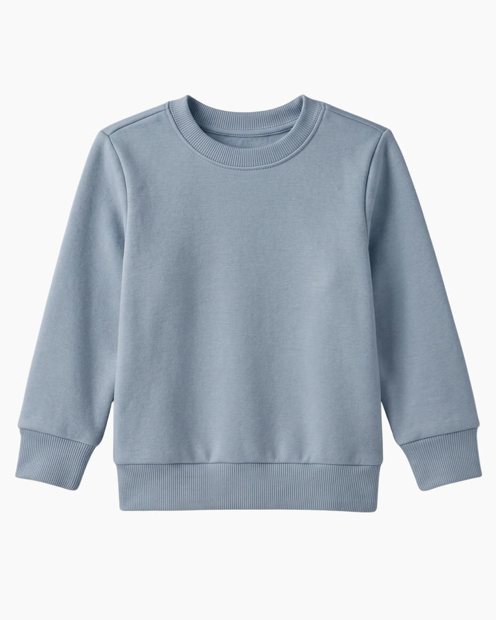 Solid Color Bamboo Crewneck Sweatshirt