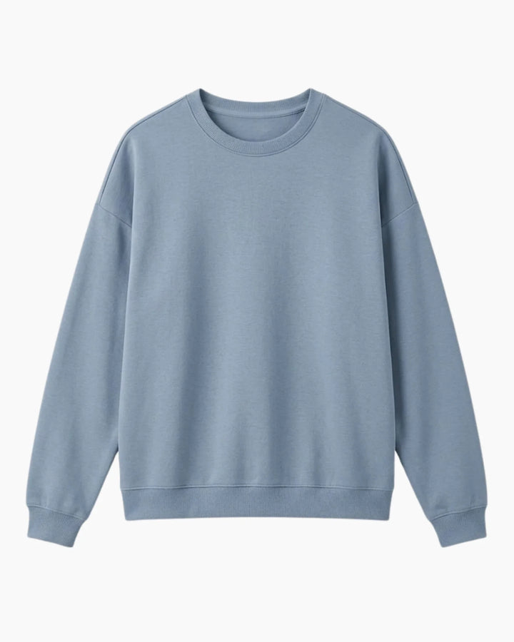 Solid Color Bamboo Adult Crewneck Sweatshirt