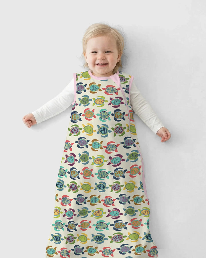 Happy Turtle Parade  Bamboo Sleep Bag