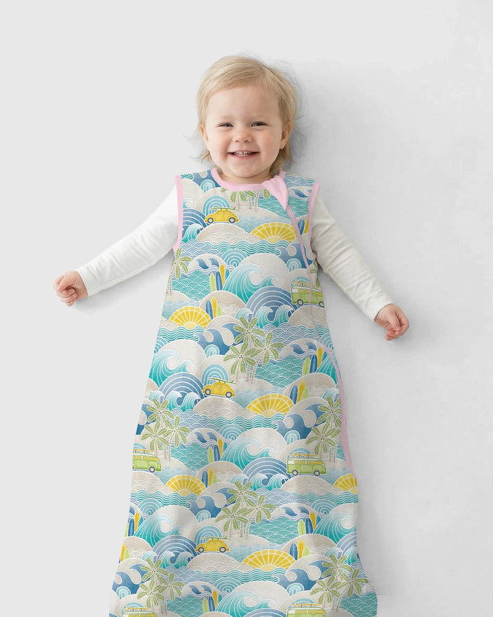 Coastal Road Trip Waves Surf Bamboo Sleep Bag