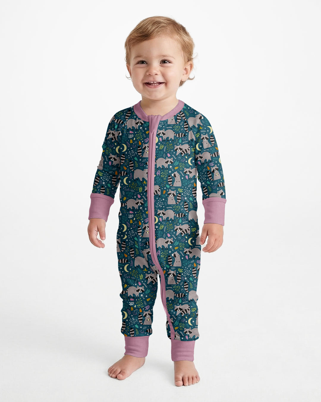 Midnight Raccoons Bamboo Convertible Zippy