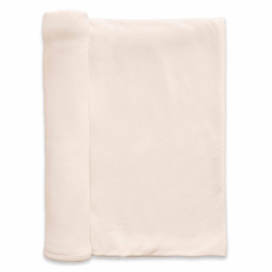 Solid Waffle Swaddle Blanket , Solid Waffle Swaddle Blanket - Oatmeal