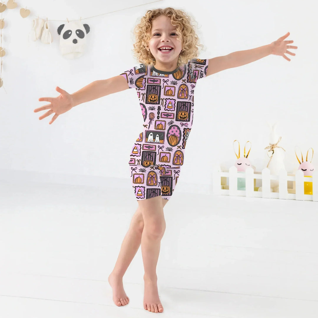 Spooky Frames Shorty Zippy For Halloween , Spooky Frames Shorty Zippy For Halloween - 0-3M