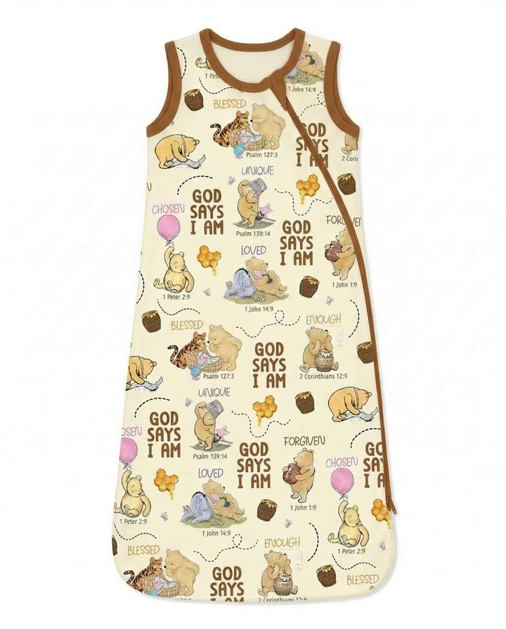 God Says I Am Little Blessings Bamboo Sleep Bag