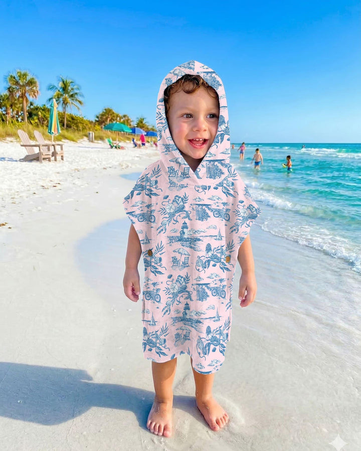 Sommer Toile Bambus Schwimm-Poncho