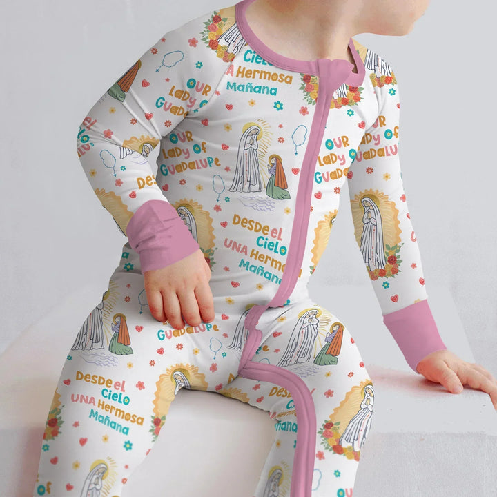 Gerippte Babykleidung mit individuellem Foto - Weich &amp; Skizzenhaft