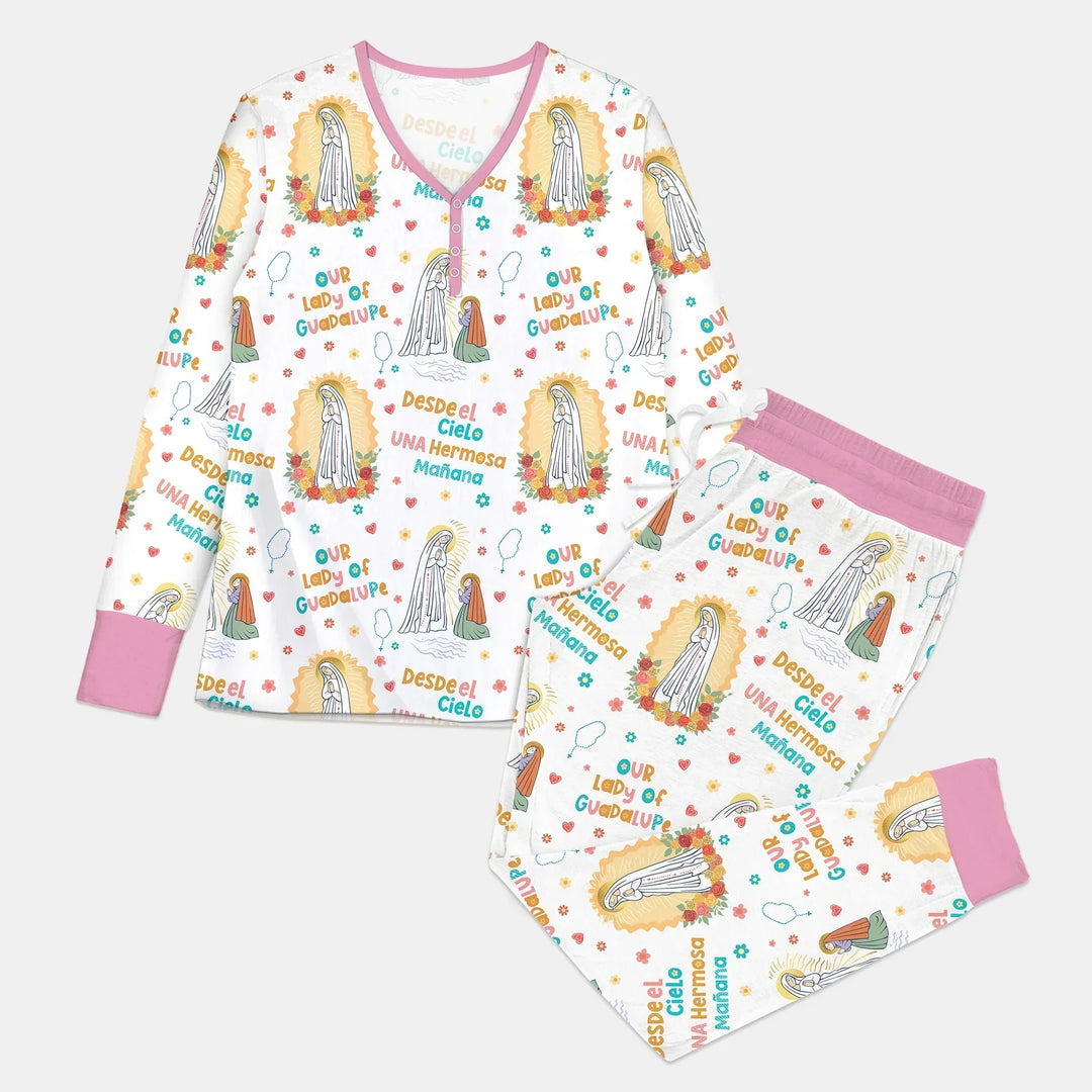 Vorlage für individuelles Damen-Pyjama-Set