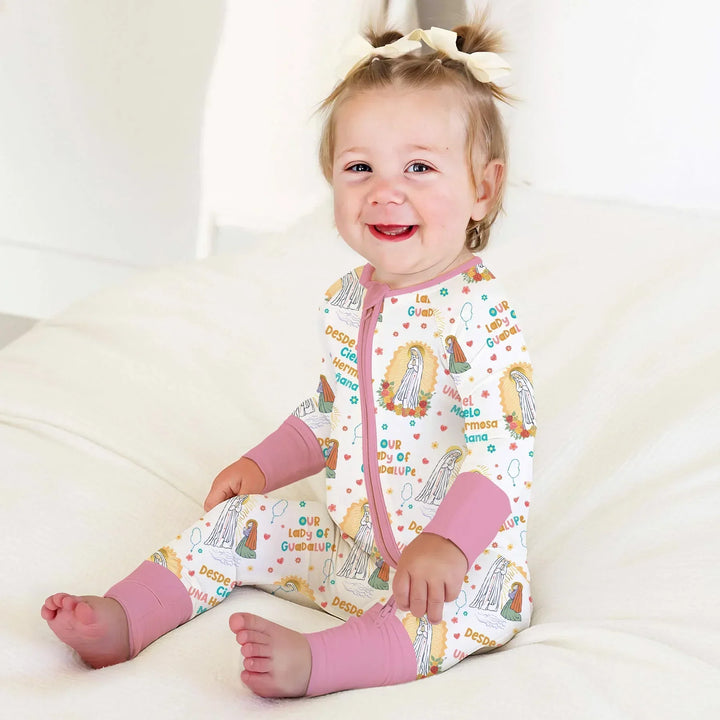 Gerippte Babykleidung mit individuellem Foto - Weich &amp; Skizzenhaft