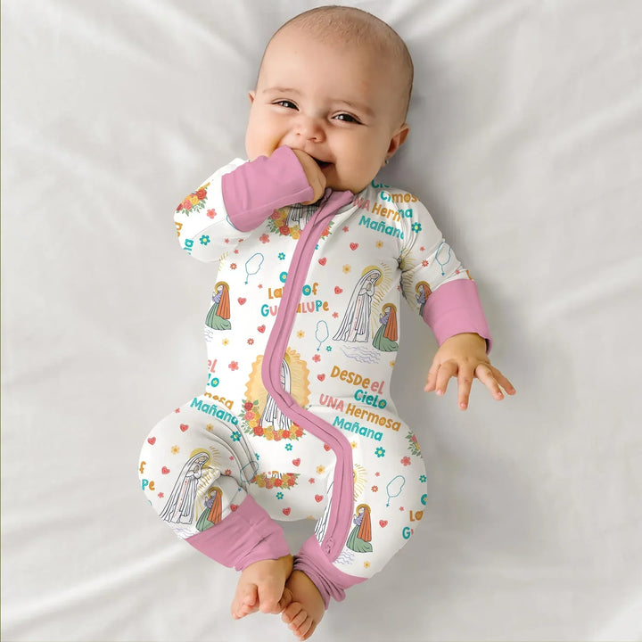 Gerippte Babykleidung mit individuellem Foto - Weich &amp; Skizzenhaft