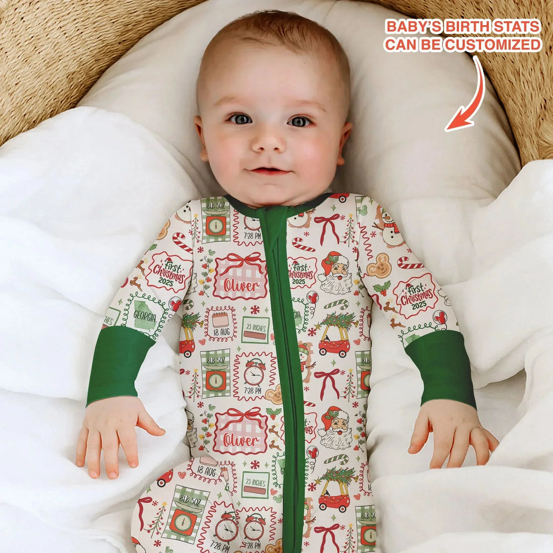 The Little Retro Dreamer First Christmas 2025 Convertible Zippy , The Little Retro Dreamer First Christmas 2025 Convertible Zippy - 0-3M