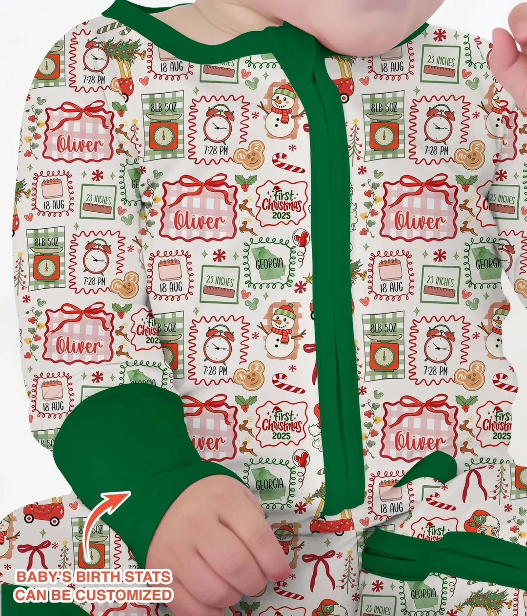 The Little Retro Dreamer First Christmas 2025 Convertible Zippy , The Little Retro Dreamer First Christmas 2025 Convertible Zippy - 0-3M