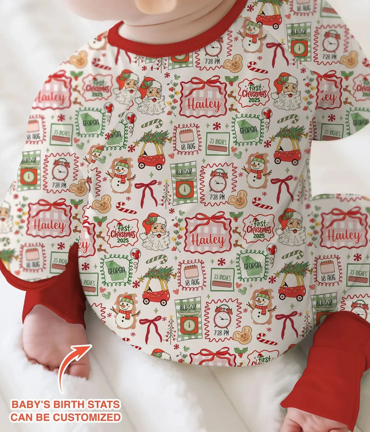 The Little Retro Dreamer First Christmas 2025 Convertible Zippy , The Little Retro Dreamer First Christmas 2025 Convertible Zippy - 0-3M