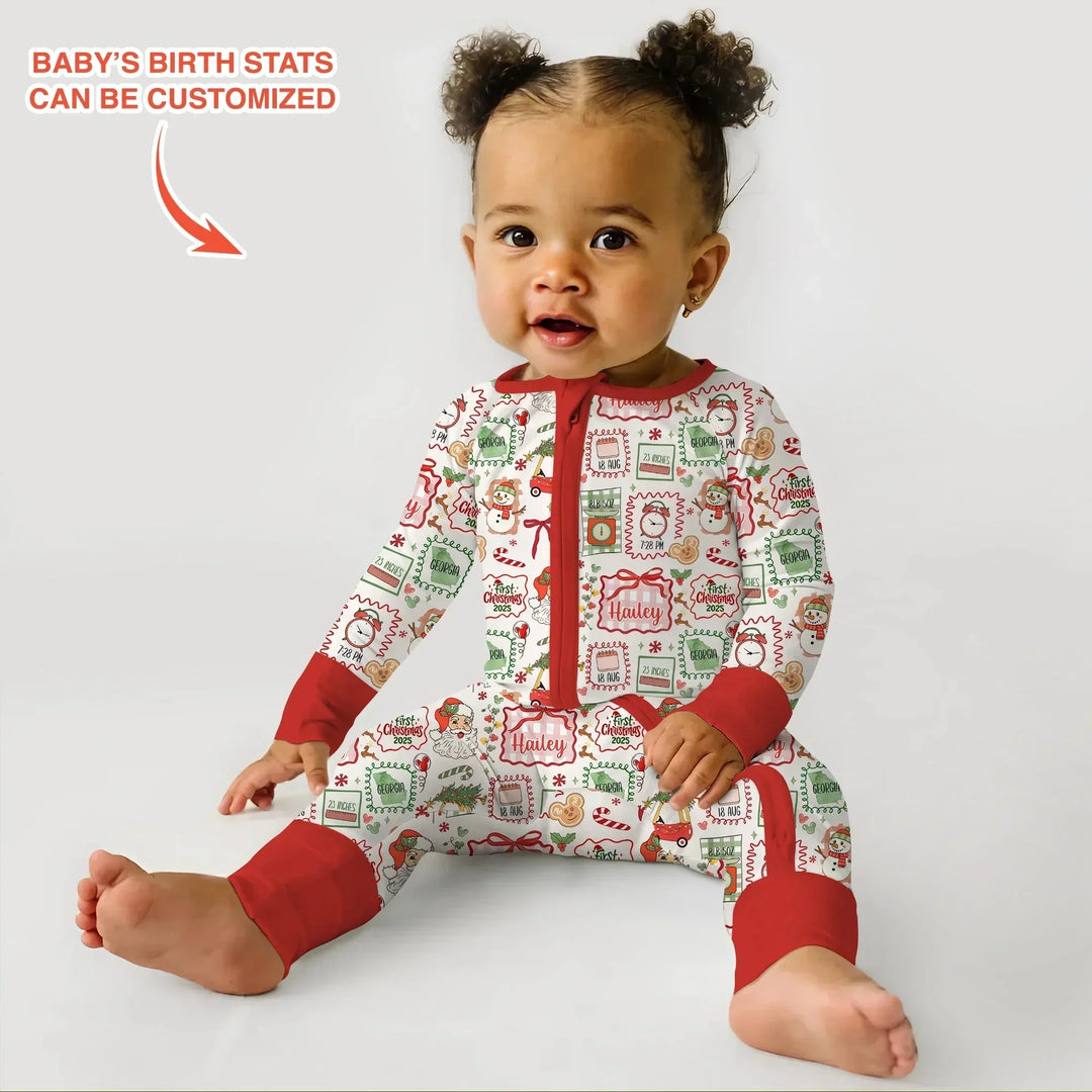 The Little Retro Dreamer First Christmas 2025 Convertible Zippy , The Little Retro Dreamer First Christmas 2025 Convertible Zippy - 0-3M
