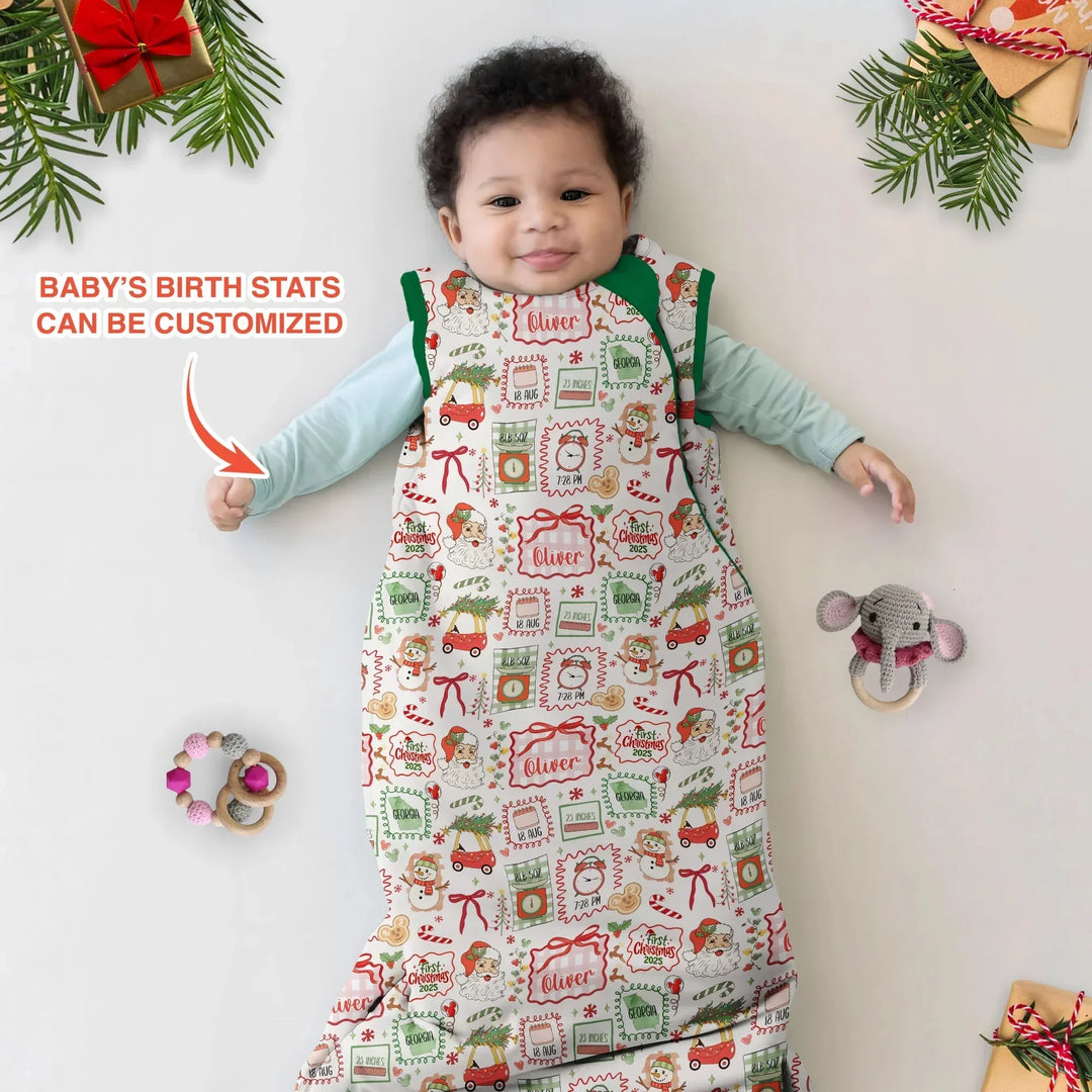 The Little Retro Dreamer First Christmas 2025 Sleep Bag , The Little Retro Dreamer First Christmas 2025 Sleep Bag - XS / 0.5 TOG