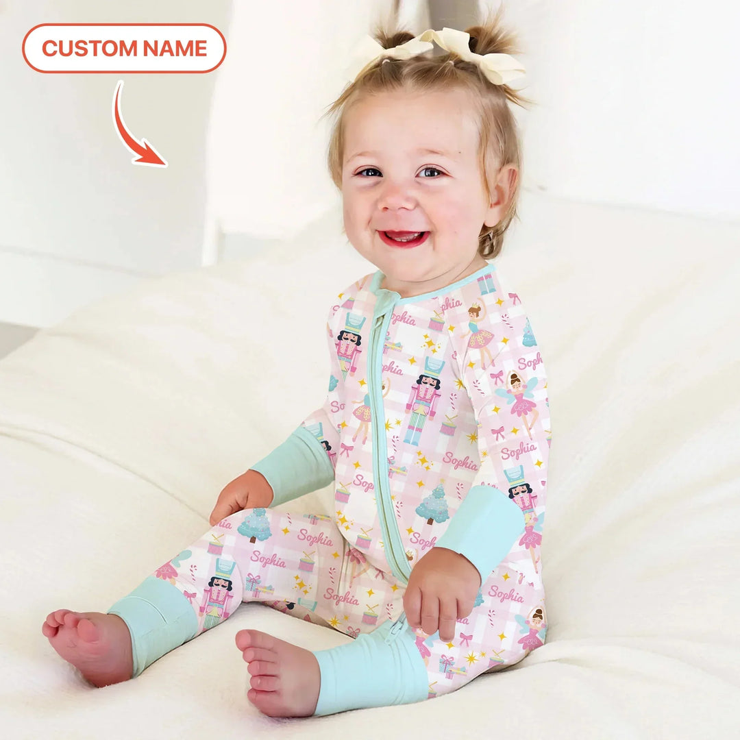 The Nutcracker Dreams Custom Name Convertible Zippy , The Nutcracker Dreams Custom Name Convertible Zippy - 0-3M