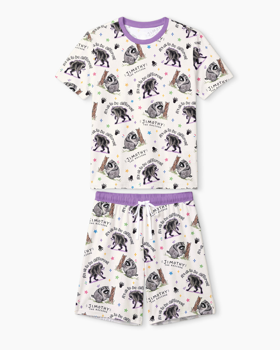 It's Okay to be Jimothy Bamboo Men Short Sleeve Short Pajama Set