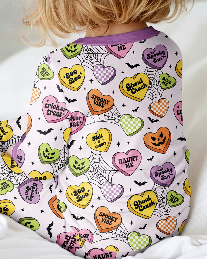 Halloween Candy Hearts Bamboo Convertible Zippy