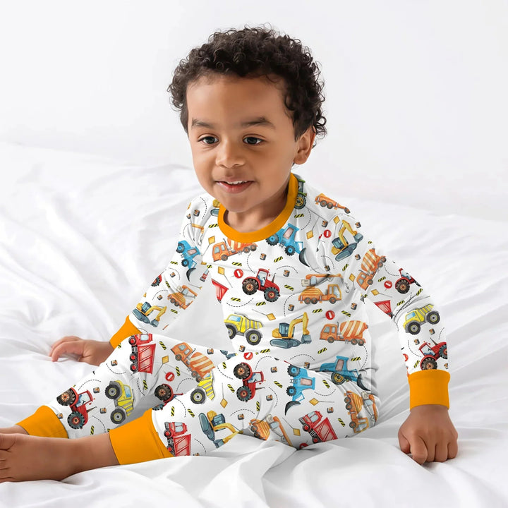 Tiny Builders Two Piece Long Sleeve Pajama Set , Tiny Builders Two Piece Long Sleeve Pajama Set - 12-18M