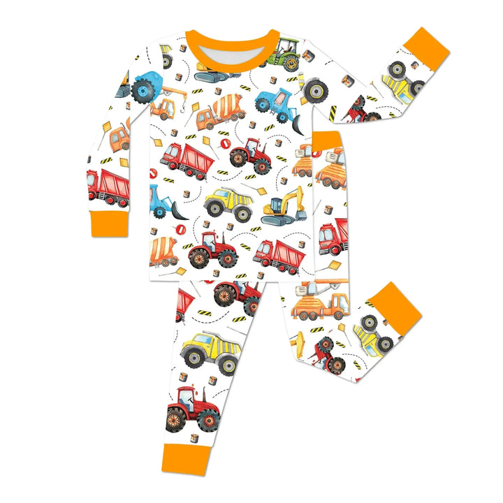 Tiny Builders Two Piece Long Sleeve Pajama Set , Tiny Builders Two Piece Long Sleeve Pajama Set - 12-18M