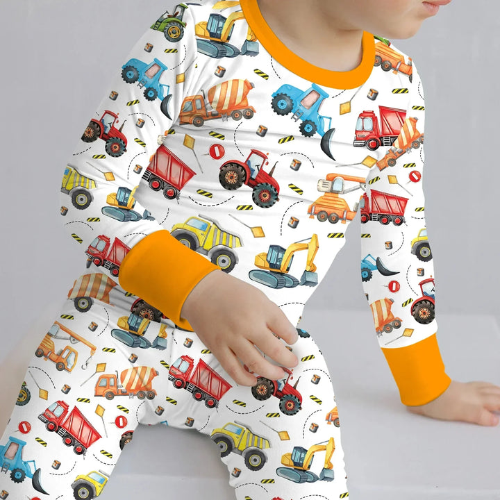 Tiny Builders Two Piece Long Sleeve Pajama Set , Tiny Builders Two Piece Long Sleeve Pajama Set - 12-18M