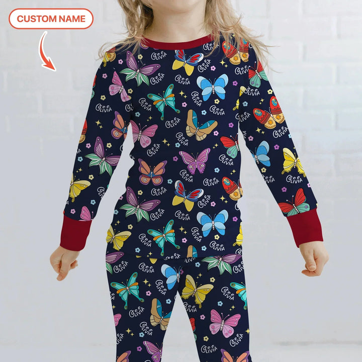 Tiny Wings: The Butterfly Princess Two Piece Long Sleeve Pajama Set , Tiny Wings: The Butterfly Princess Two Piece Long Sleeve Pajama Set - 12-18M