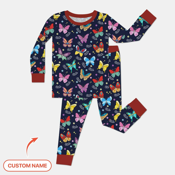 Tiny Wings: The Butterfly Princess Two Piece Long Sleeve Pajama Set , Tiny Wings: The Butterfly Princess Two Piece Long Sleeve Pajama Set - 12-18M