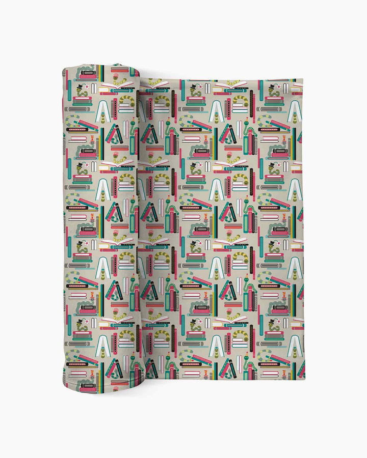 Bookworm Adventures swaddle blanket