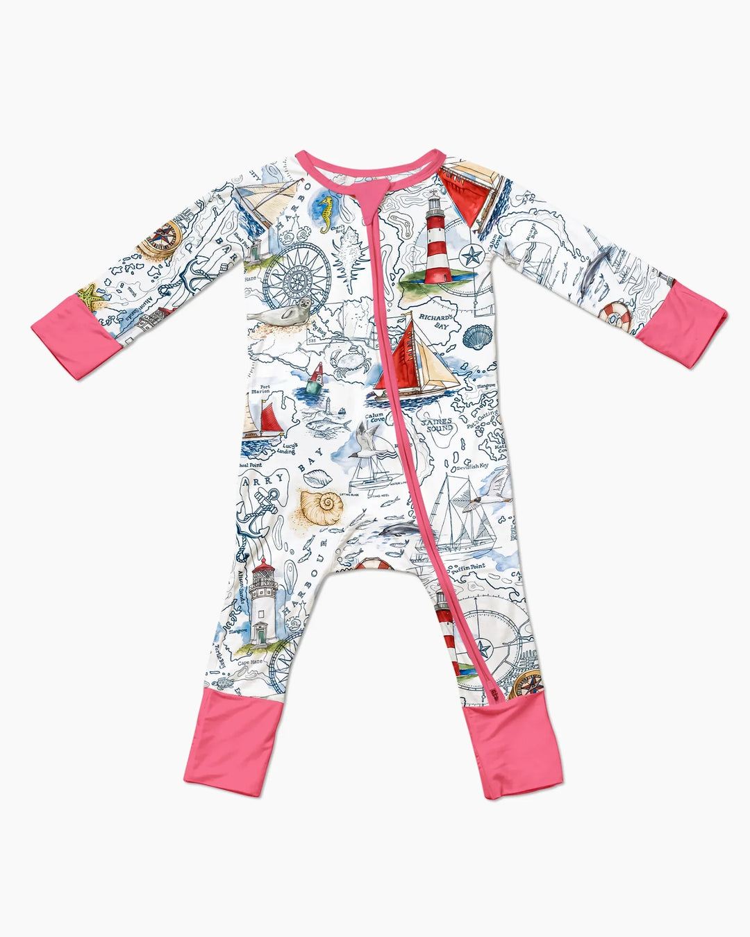 Seaside Adventure Map Bamboo Convertible Zippy
