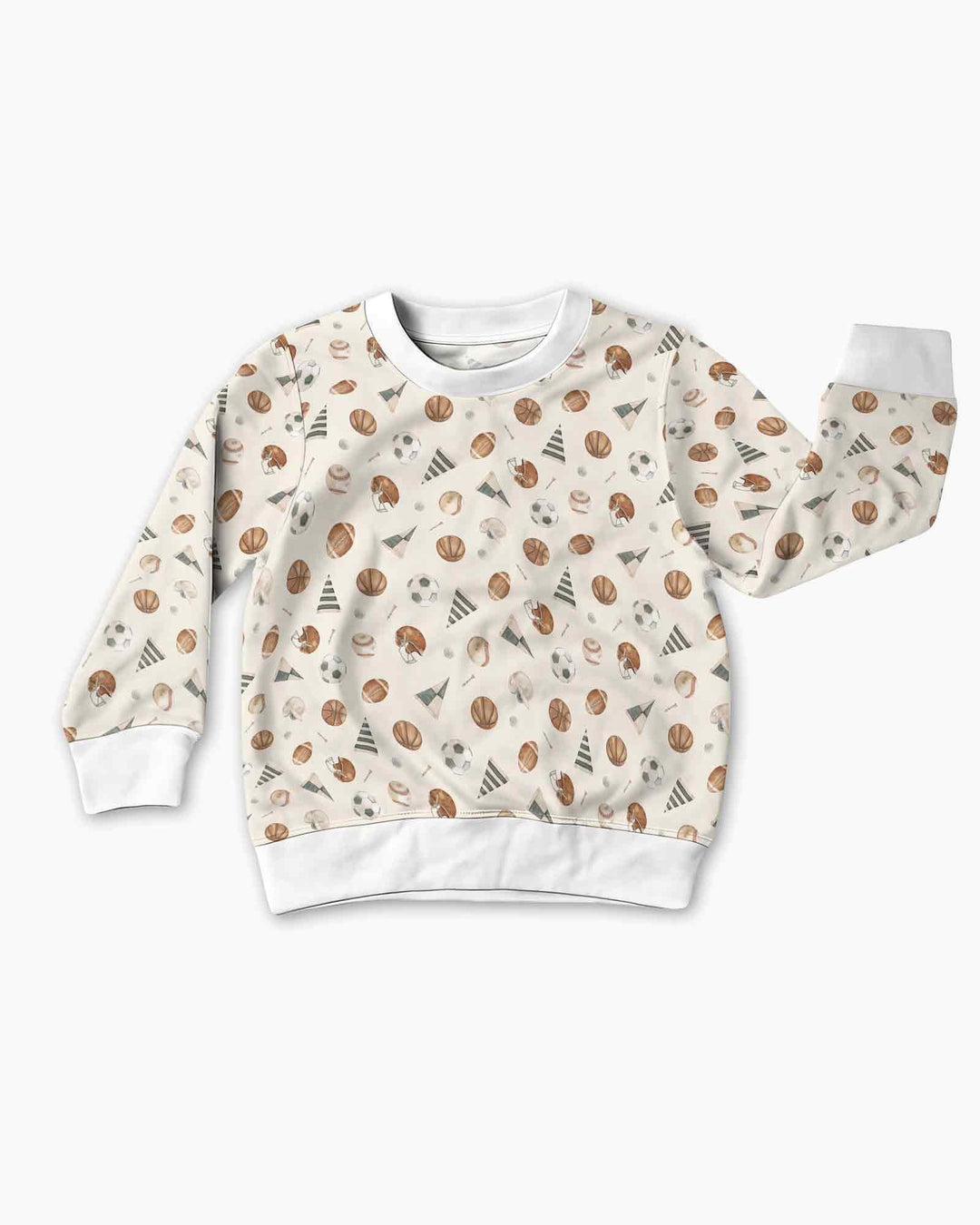 Sweatshirt mit Rundhalsausschnitt aus Bambusfaser