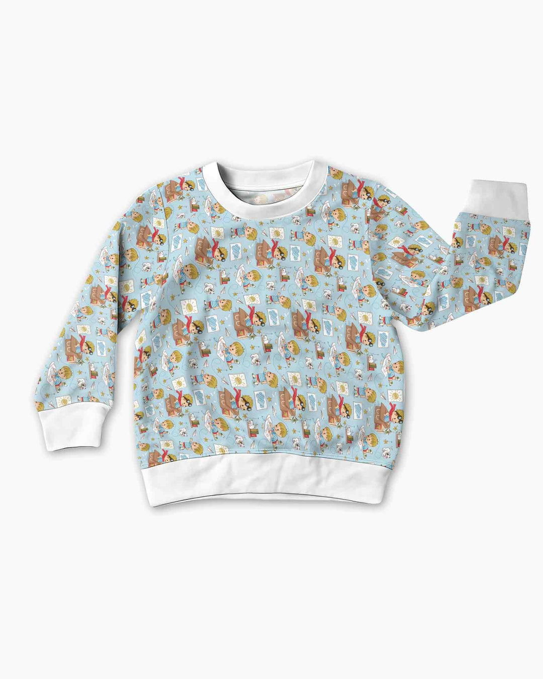 Tiny Explorer Tales Bamboo Crewneck Sweatshirt