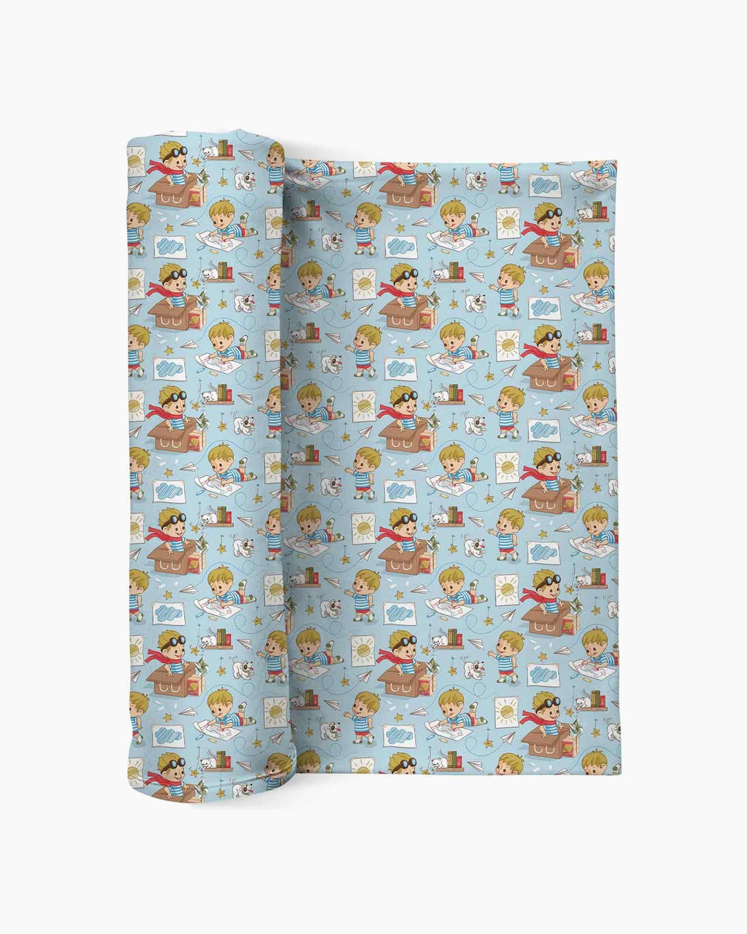 Tiny Explorer Tales swaddle blanket