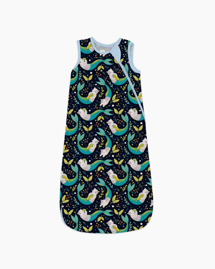 Midnight Mermaid Cats Bamboo Sleep Bag