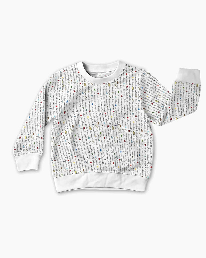 French Classroom Notes Bamboo Crewneck Sweatshirt