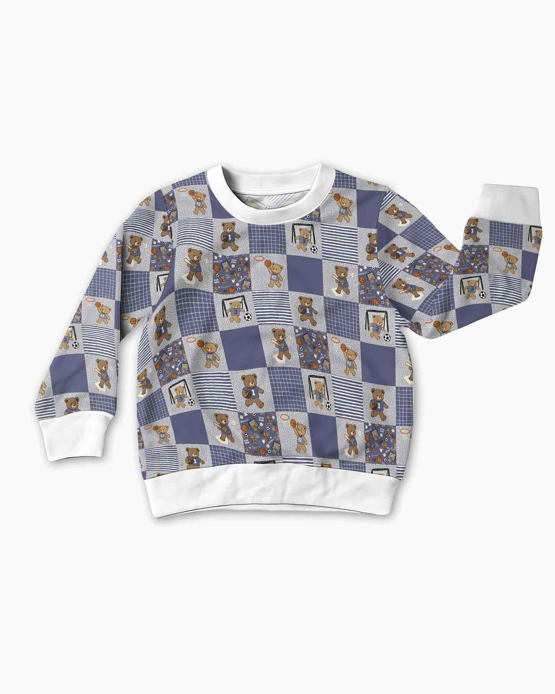 Sweatshirt mit Rundhalsausschnitt aus Bambusfaser