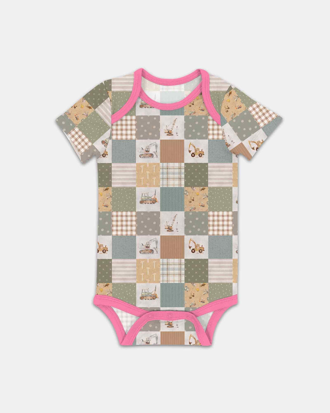 Construction Trucks Bamboo Bodysuit