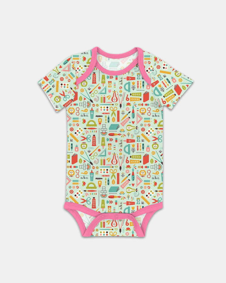 Gerippte Babykleidung mit individuellem Foto - Weich &amp; Skizzenhaft