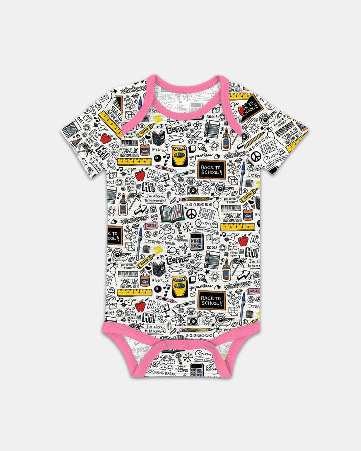Gerippte Babykleidung mit individuellem Foto - Weich &amp; Skizzenhaft