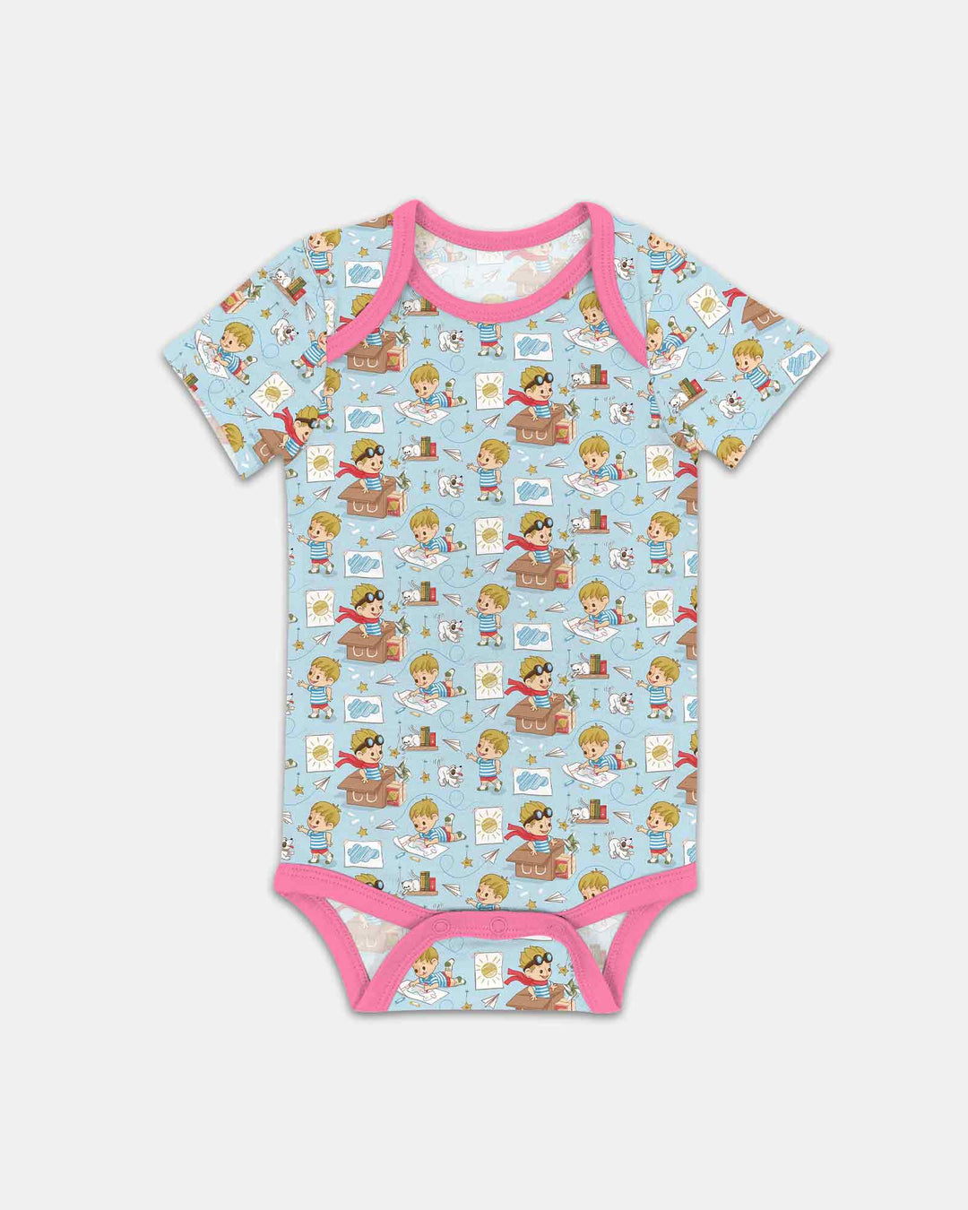 Gerippte Babykleidung mit individuellem Foto - Weich &amp; Skizzenhaft