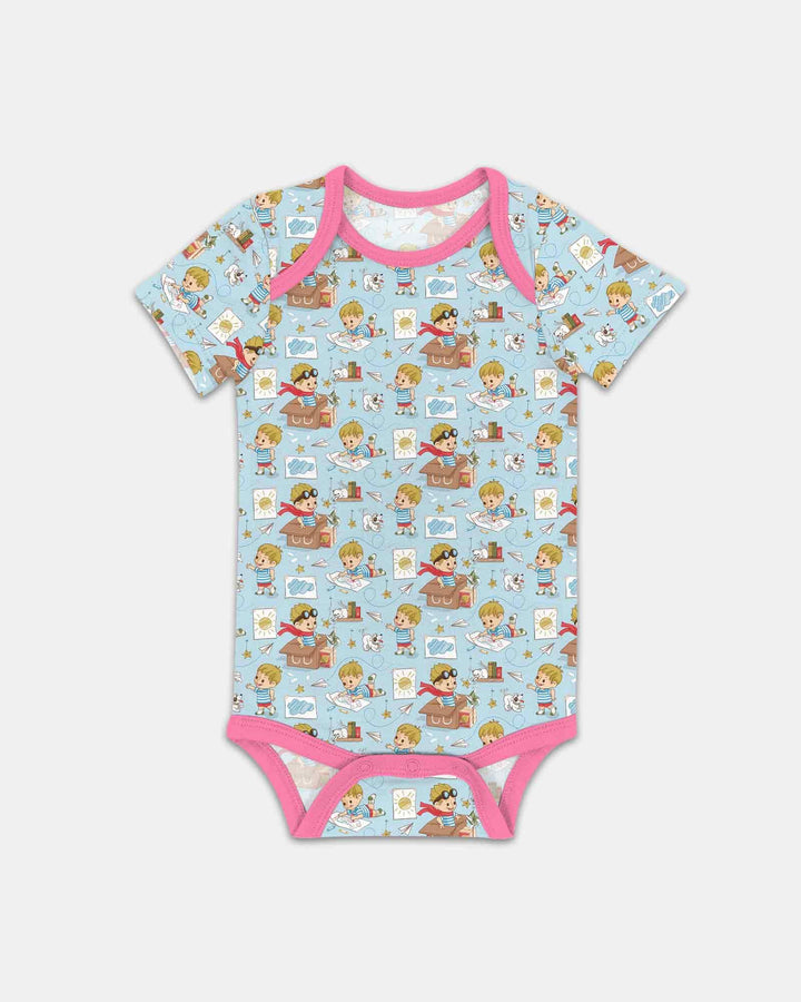 Gerippte Babykleidung mit individuellem Foto - Weich &amp; Skizzenhaft