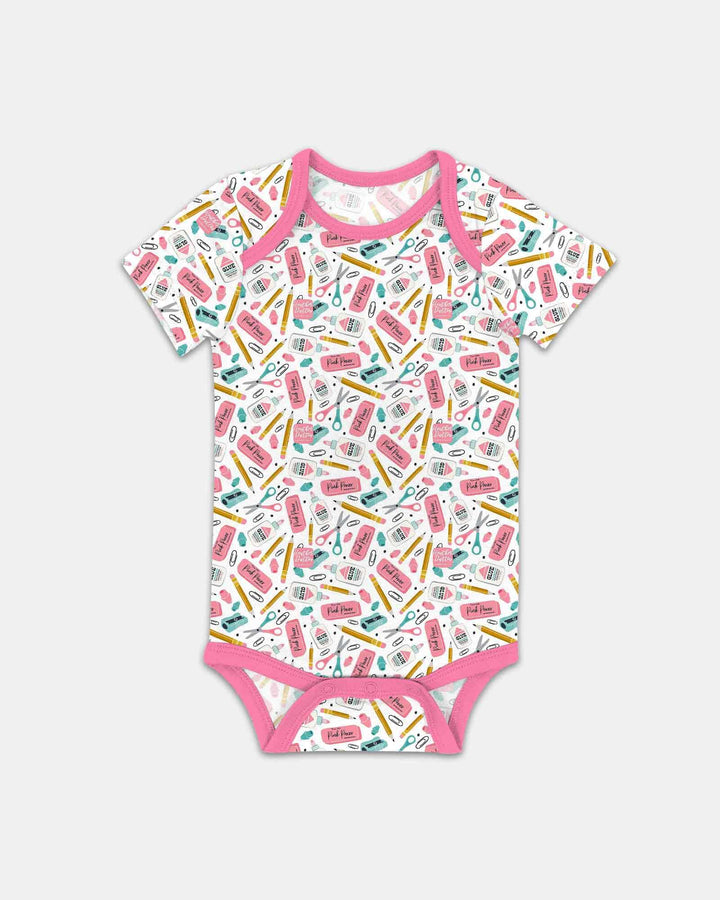 Gerippte Babykleidung mit individuellem Foto - Weich &amp; Skizzenhaft