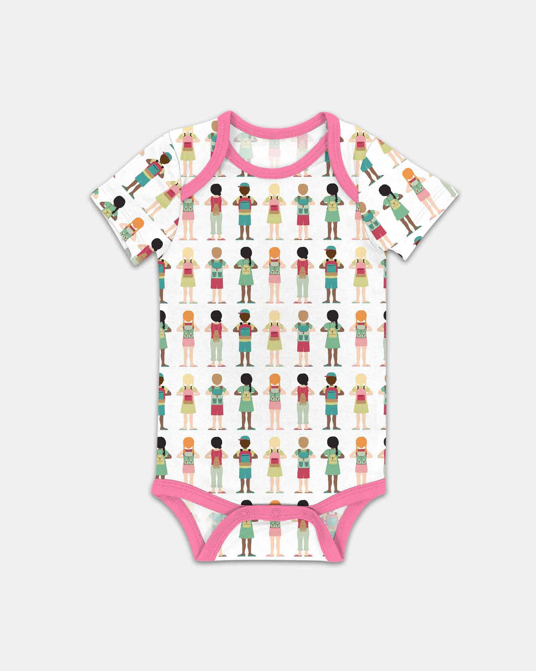 Gerippte Babykleidung mit individuellem Foto - Weich &amp; Skizzenhaft