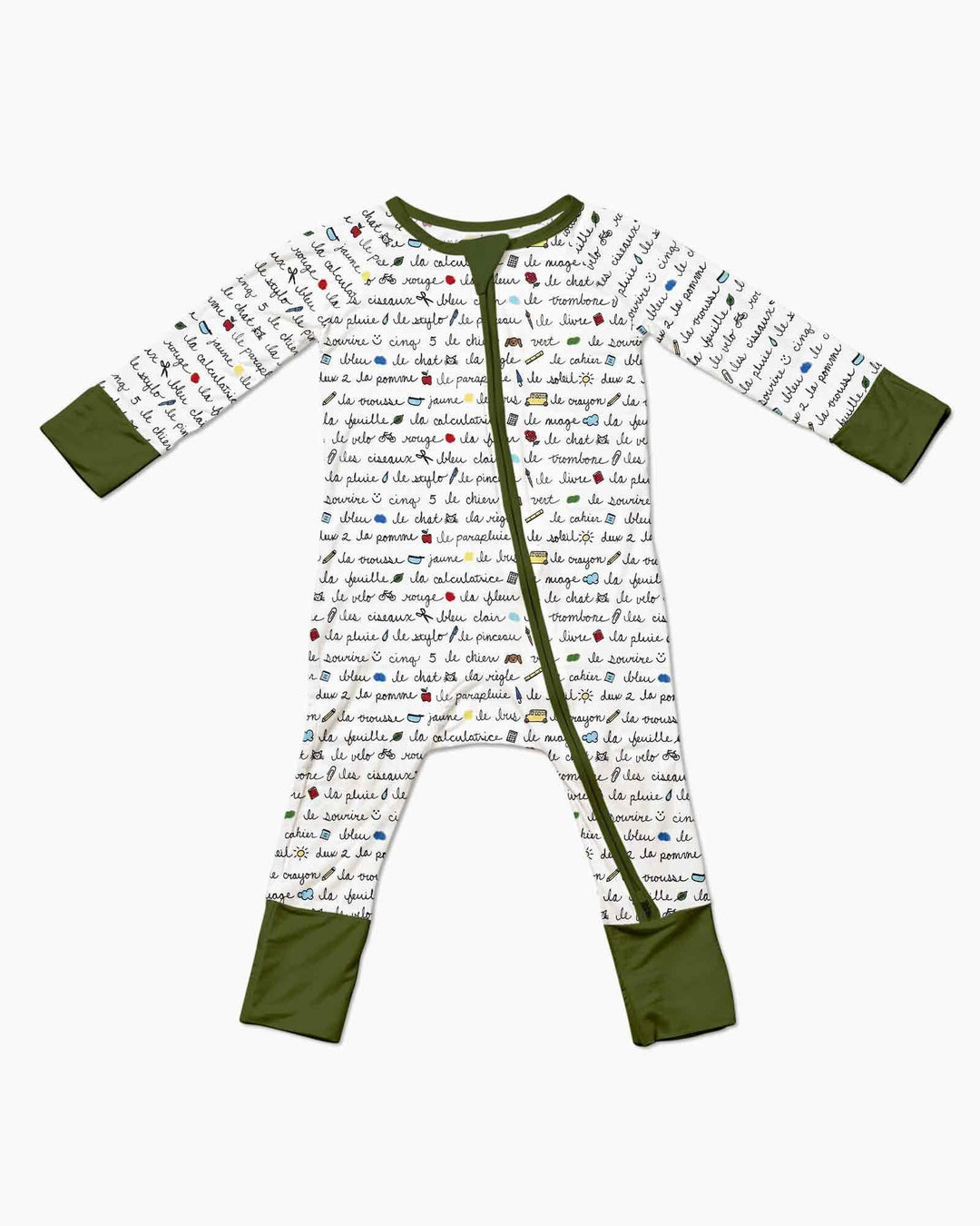 French Classroom Notes Bamboo Convertible Zippy