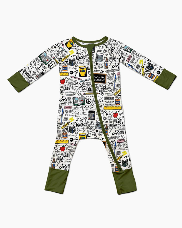 Gerippte Babykleidung mit individuellem Foto - Weich &amp; Skizzenhaft