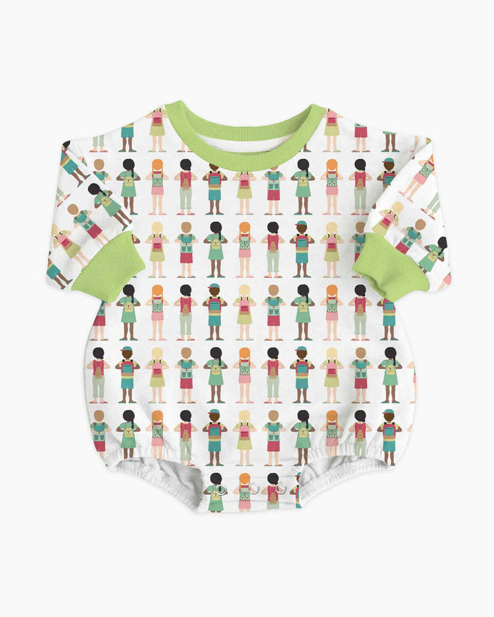 Gerippte Babykleidung mit individuellem Foto - Weich &amp; Skizzenhaft