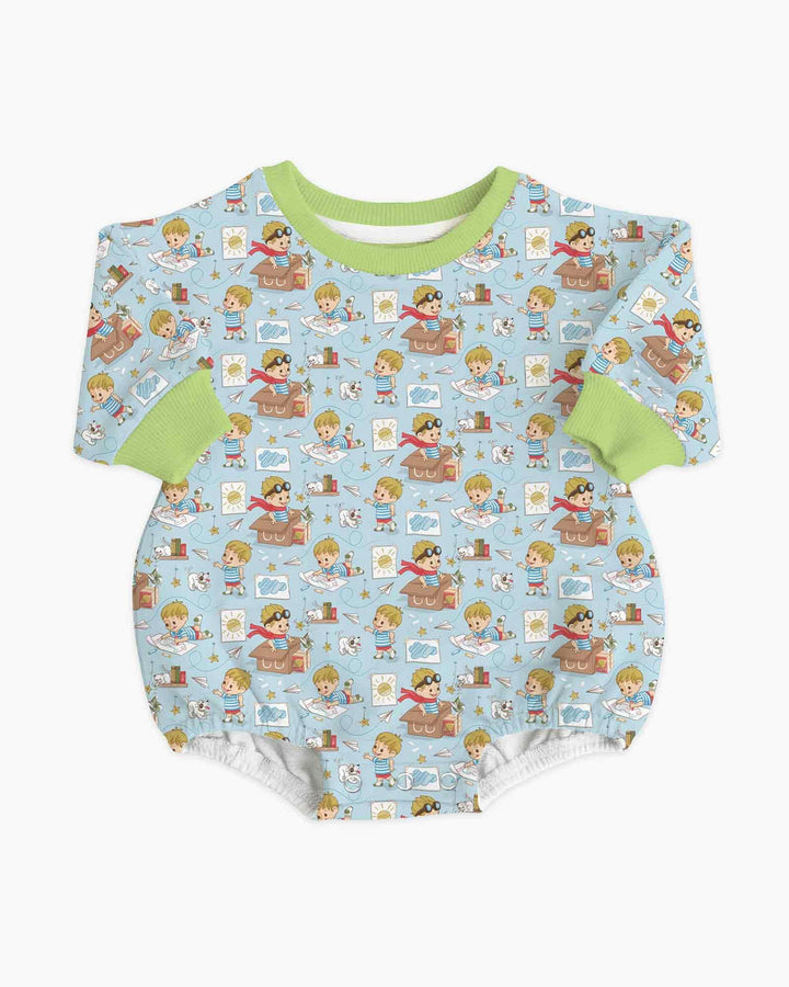 Gerippte Babykleidung mit individuellem Foto - Weich &amp; Skizzenhaft