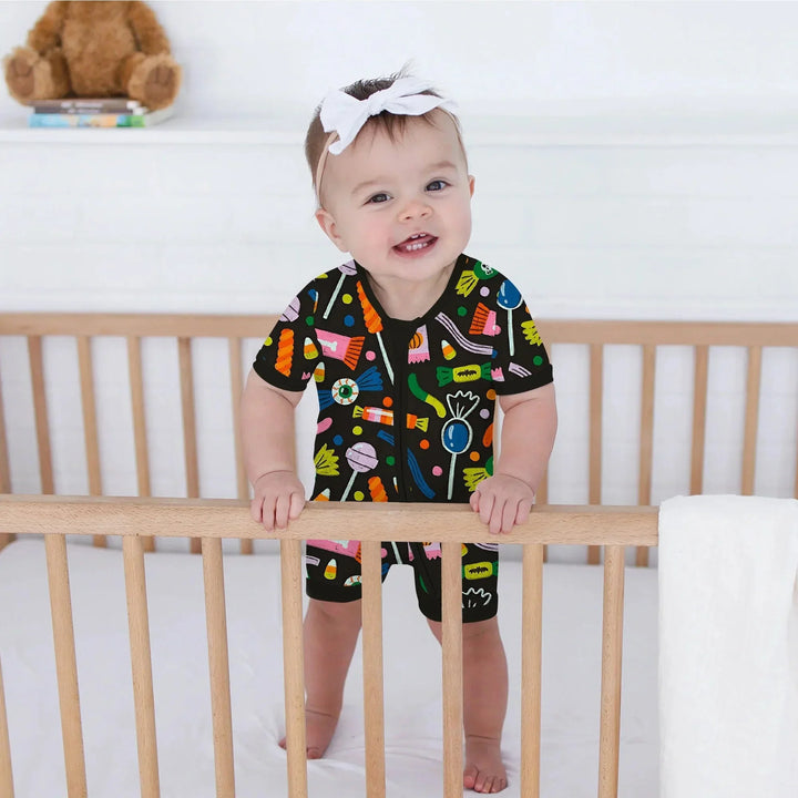 Trick or Treats Shorty Zippy , Trick or Treats Shorty Zippy - 0-3M