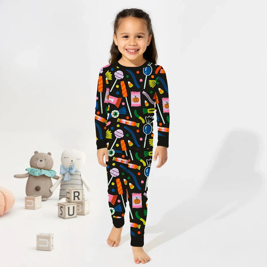 Trick or Treats Two Piece Long Sleeve Pajama Set , Trick or Treats Two Piece Long Sleeve Pajama Set - 12-18M